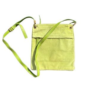 Max Mara Green Suede Y2K purse